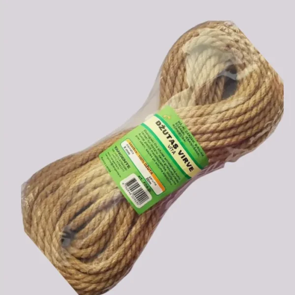 Jute Rope 3-strand Ø 10 mm, 20 m